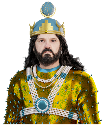 khosrow II-persian emperor - Crown of Khosrow
