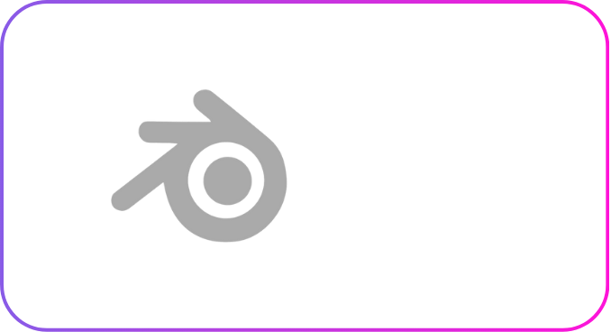 3D modeling and animation software icon for game art character and environment creation