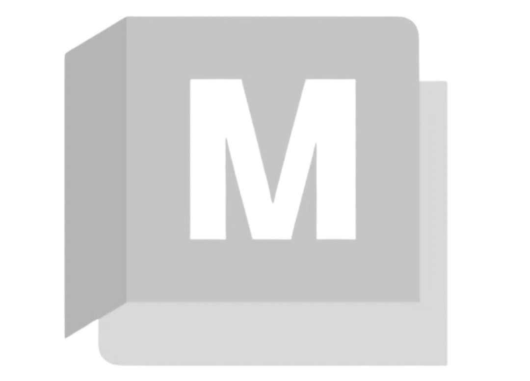 Professional 3D modeling software icon for games character rigging and animation production