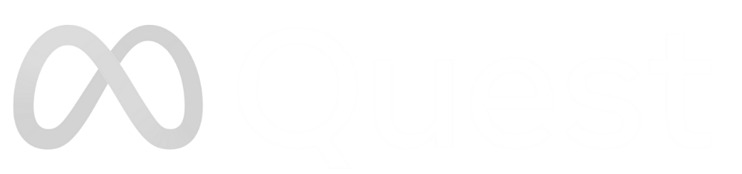 Meta Quest Meta Quest logo for virtual reality headset platform