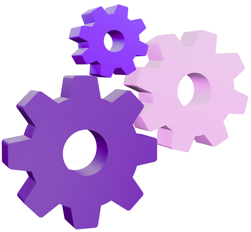 3D Animation Technical Implementation and Integration 3D animation technical implementation with interlocking gear system