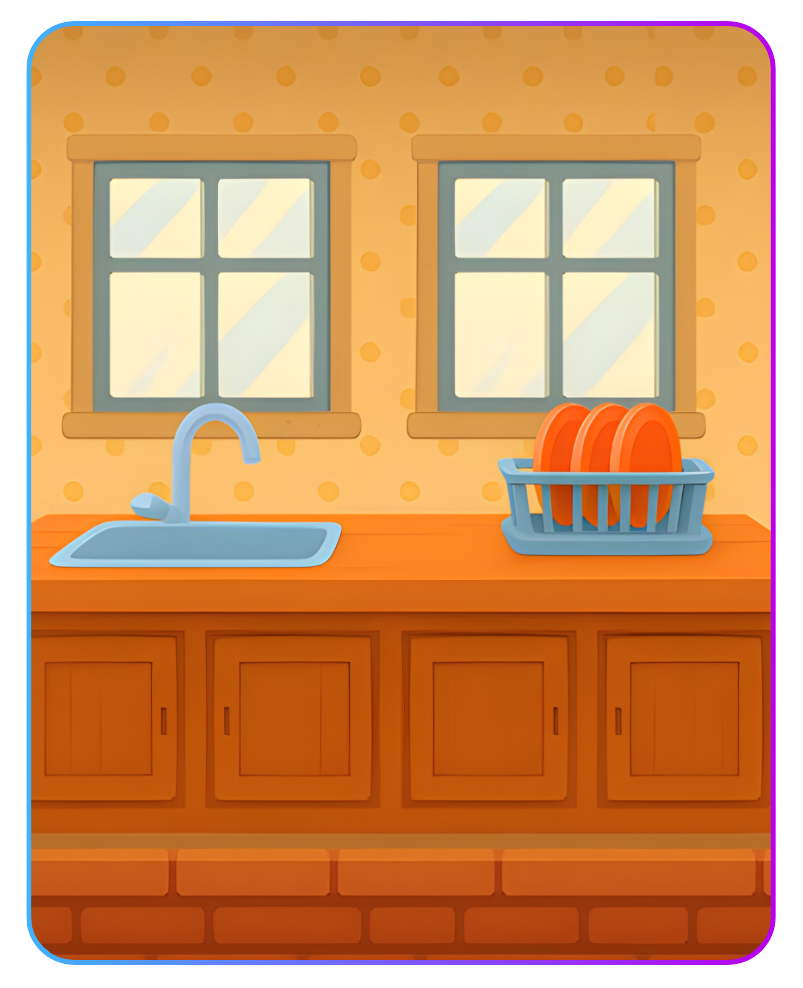 Bladder Defender, an educational game made with 2D flat art