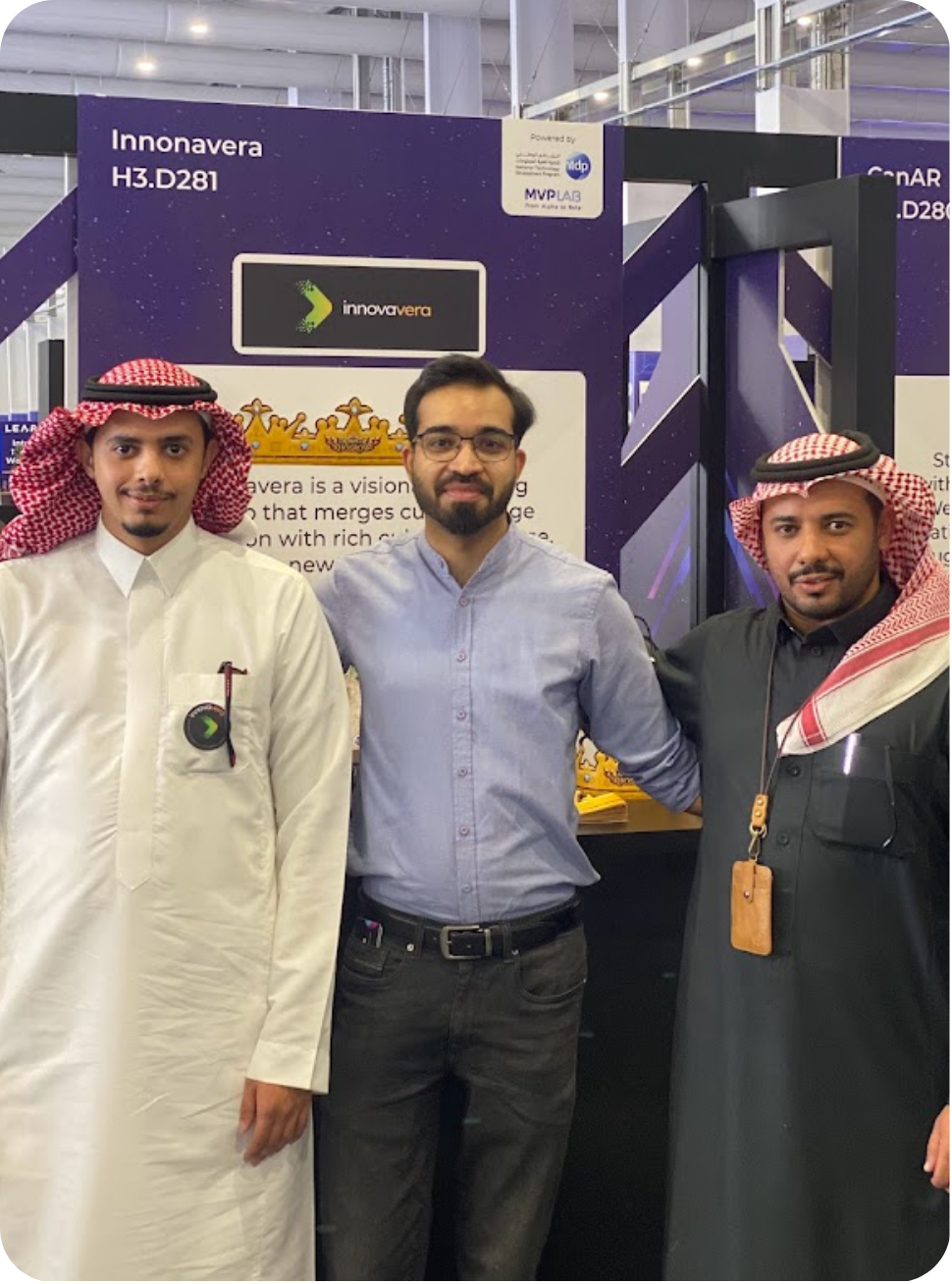 Algoryte team at the Innovavera exhibition